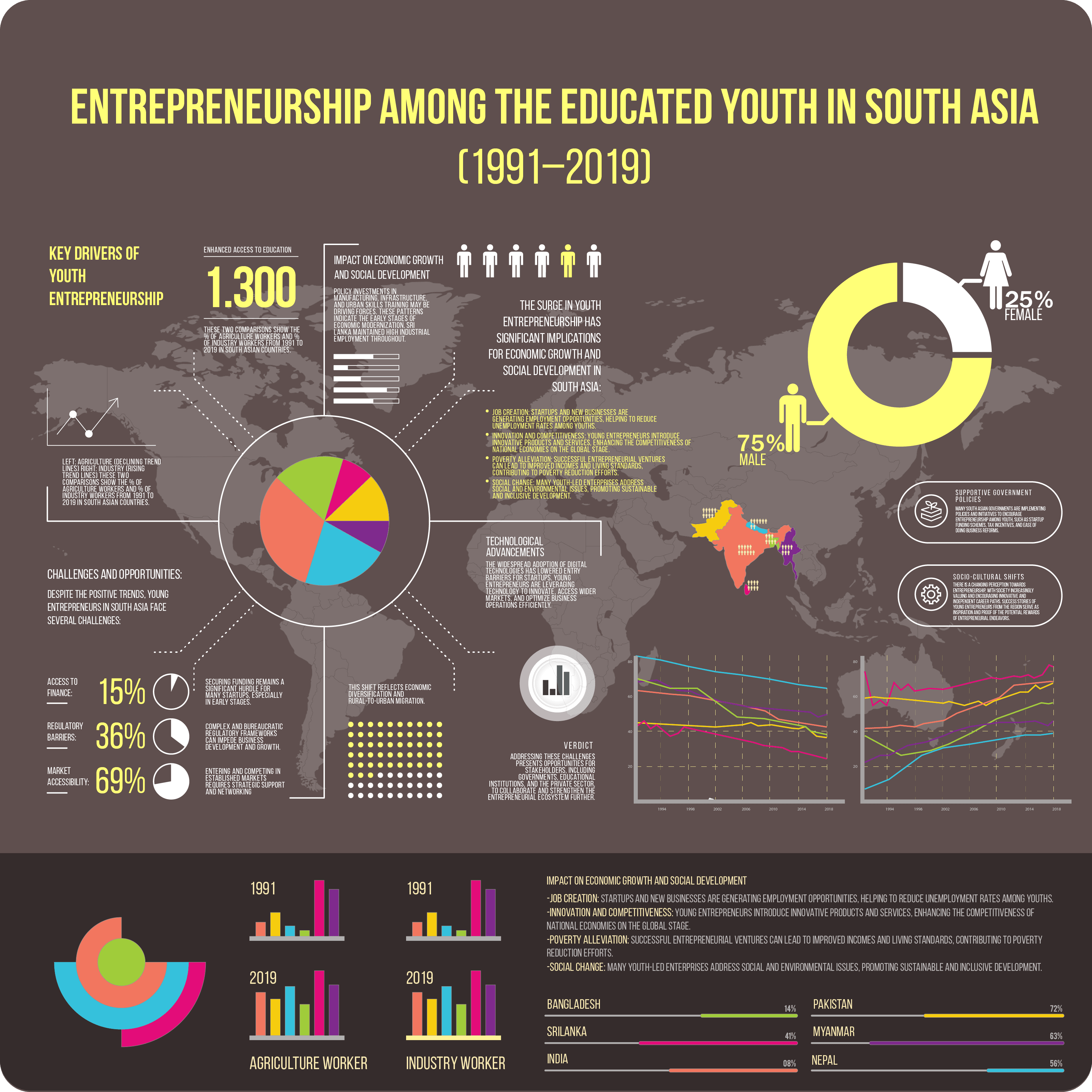Entrepreneurship Among the Educated Youth in South Asia
